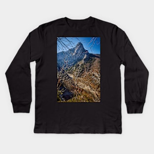 Alpine landscape Kids Long Sleeve T-Shirt